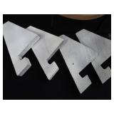 LOT OF SMALL METAL DISPLAY RACKS