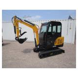 CFG Industrial QNT30 Excavator w/Kubota Diesel, Side Swing Boom, Hydraulic Thumb CFG Industrial QNT30 Excavator w/Kubota Diesel, Side Swing Boom, Hydraulic Thumb