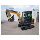 CFG Industrial MY50R Excavator w/Enclosed Cab, Side Swing Boom, Hydraulic Thumb