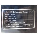 Future Equipment Forklift/Skid Steer Telescoping Lifting Boom