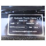 Future Equipment 3 Ton Excavator Hydraulic Thumb Future Equipment 3 Ton Excavator Hydraulic Thumb