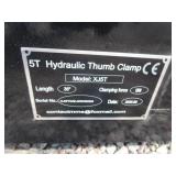Future Equipment 5 Ton Excavator Hydraulic Thumb Future Equipment 5 Ton Excavator Hydraulic Thumb
