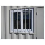 7x12 Storage Container/Jobsite Office w/Side Walk in Door & Window