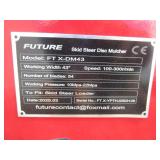Future Equipment Skid Steer 43" Forestry Disc Mulcher