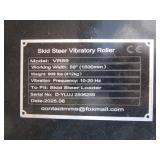 Future Equipment Skid Steer 60" Vibratory Roller Future Equipment Skid Steer 60" Vibratory Roller