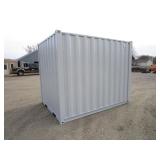 7x10 Storage Container/Jobsite Office w/Side Walk in Door & Window