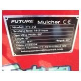Future Equipment Skid Steer 72" Forestry Drum Mulcher Future Equipment Skid Steer 72" Forestry Drum Mulcher