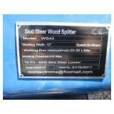 Future Equipment Mini Skid Steer Wood Splitter Drill