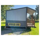 Amish Built 12 x 20 with porch Cabin/Bunk house/She Shed/Hunting Shack