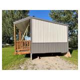 Amish Built 12 x 20 with porch Cabin/Bunk house/She Shed/Hunting Shack