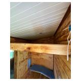Amish Built 12 x 20 with porch Cabin/Bunk house/She Shed/Hunting Shack