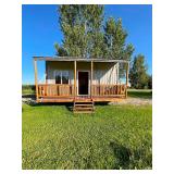 Amish Built 12 x 20 with porch Cabin/Bunk house/She Shed/Hunting Shack