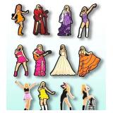 12 Taylor Swift Music Character Croc Charms - Brand New