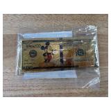 5 Disney 100th Anniversary Collectible Prop $100 Bills - Mickey, Minnie, Goofy, Donald and Daisy Duck - Brand New