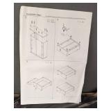 2-Pack Wood Under Bed Storage with Lid - Brand New