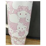 Hello Kitty Insulated Travel Mug with Straw - Brand New