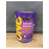 100 ONE Mixed Pleasures Adventure Pack Condoms - Brand New