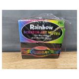 2 IQ Mini Puzzle Games, Rainbow Scratch Art, Unicorn Mirror Brush - Brand New