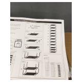 10-Tier Shoe Rack with Assembly Kit - Brand New