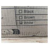 Desktop File Holder Organizer, Melamine Board, White - Brand New