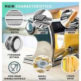 VeoHome Pasta Maker Set - Stainless Steel, $47 Retail - Brand New