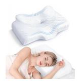 Osteo Queen Memory Foam Cervical Bed Pillow $42 Retail - Brand New