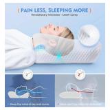 Osteo Queen Memory Foam Cervical Bed Pillow $42 Retail - Brand New