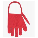Unique Red Hand-Shaped Nylon Crossbody Bag, Size Small - Brand New