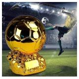 Soccer Ball Design Gold 5.9" Trophy - Brand New