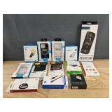 9 Phone and AirPod Cases, Adapter, and 3 Cables: OtterBox, Presidio, Anger, Belkin, Etc. - Brand New