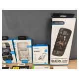 9 Phone and AirPod Cases, Adapter, and 3 Cables: OtterBox, Presidio, Anger, Belkin, Etc. - Brand New