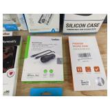 9 Phone and AirPod Cases, Adapter, and 3 Cables: OtterBox, Presidio, Anger, Belkin, Etc. - Brand New