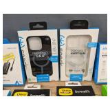 9 Phone and AirPod Cases, Adapter, and 3 Cables: OtterBox, Presidio, Anger, Belkin, Etc. - Brand New
