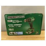 Masterforce 20V Brushless 1/2" Hammer Drill Kit - Brand New