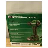Masterforce 20V Brushless 1/2" Hammer Drill Kit - Brand New