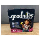 44 Goodnites Bedwetting Underwear S/M - Brand New