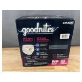 44 Goodnites Bedwetting Underwear S/M - Brand New