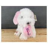 Modern Expressions Dancing Plush Luv Ya Mommy White Dog - Brand New