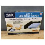 Contour 2-in-1 Leg Relief Wedge Pillow - Brand New