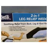 Contour 2-in-1 Leg Relief Wedge Pillow - Brand New