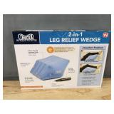 Contour 2-in-1 Leg Relief Wedge Pillow - Brand New