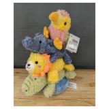 5 Moon and Stars Stackable Plush Toys - Brand New