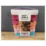 48 Conair Soft Curls Foam Rollers + 5oz Kristin Ess Air Dry Creme - Brand New