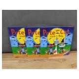 3 Pete the Cat: Trick or Pete Lift-the-Flap Books by James Dean, $8 Retail Each - Brand New