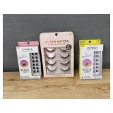 3 KISS False Eyelashes Variety Packs - Brand New