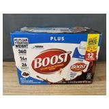 12 Boost Plus Rich Chocolate Nutrition Drinks - Brand New