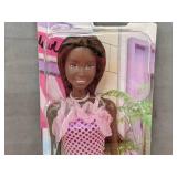 Mattel Barbie Doll in Pink Polka Dot Dress - Brand New