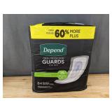 84 Depend Fresh Protection Guards for Men - Maximum Capacity - Brand New
