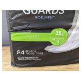84 Depend Fresh Protection Guards for Men - Maximum Capacity - Brand New