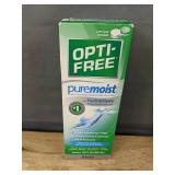 2 Opti-Free Puremoist & Replenish Disinfecting Solutions 10 oz Each - Brand New